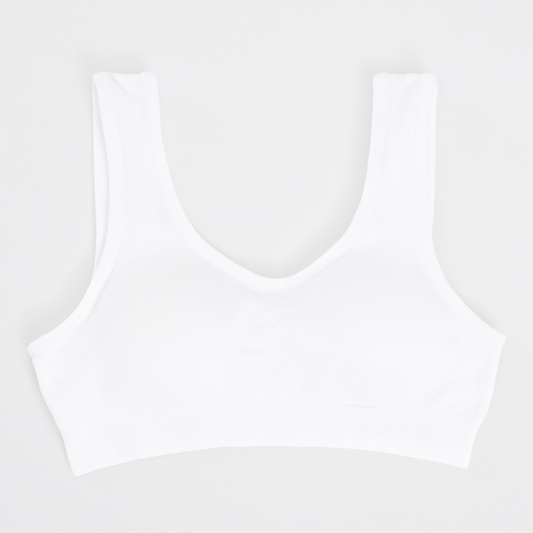 Sutien de sport alb pentru copii - Lenjerie de corp