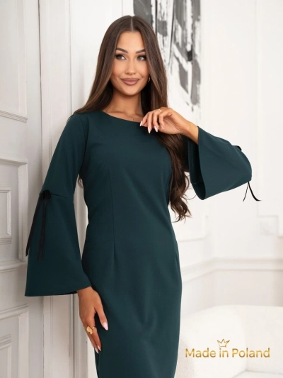 Rochie mini de damă cu mâneci largi Anielle