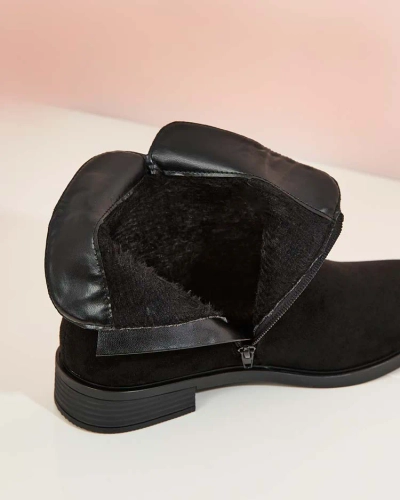 Royalfashion Cizme Dovilla din piele întoarsă eko pentru femei