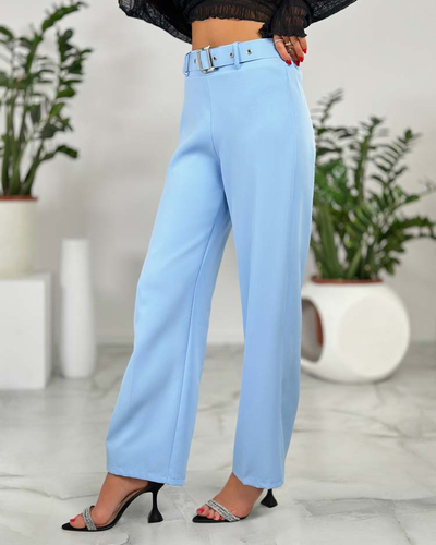 Royalfashion Pantaloni largi din țesătură pentru femei