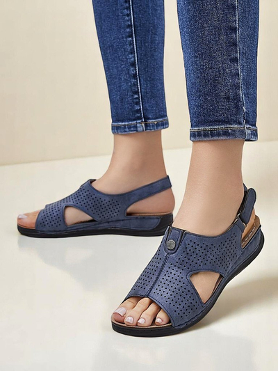 Royalfashion sandale decupate pentru femei Leminni