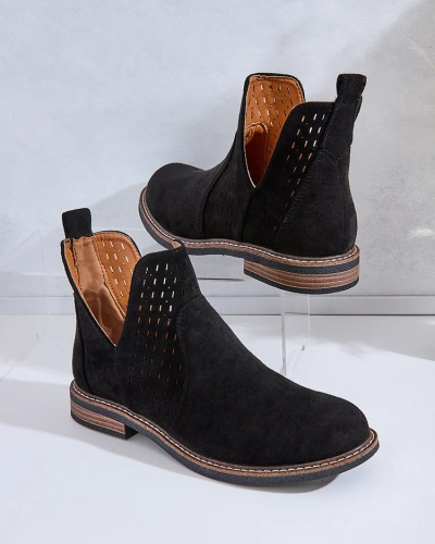 Royalfashion Cizme eko suede Ovilla pentru femei
