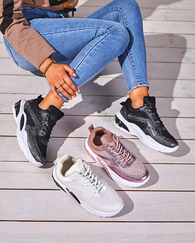 OUTLET Pantofi sport negri dama Tenisi Filondi - Incaltaminte