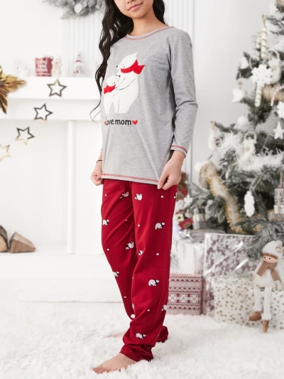Pijamale de copil Royalfashion de Crăciun din bumbac cu urși polari