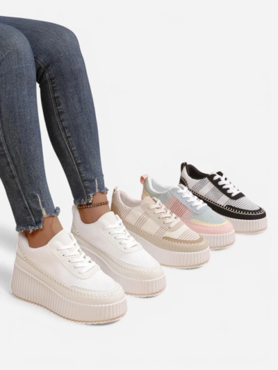 Royalfashion Pantofii sport cu platformă pentru femei Siserra