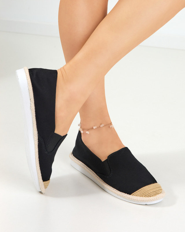 OUTLET Espadrile negre dama Joll-Shoes