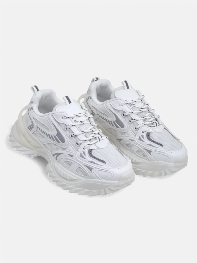 Gloriosa Alb Sneakers Damă din Piele Ecologică