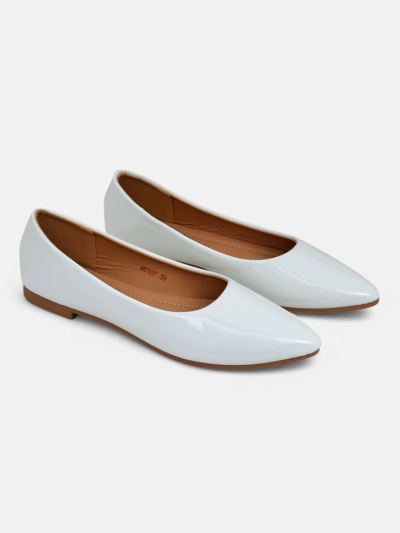 Royalfashion Pantofi ballet din piele ecologică patentată pentru femei Aramiese