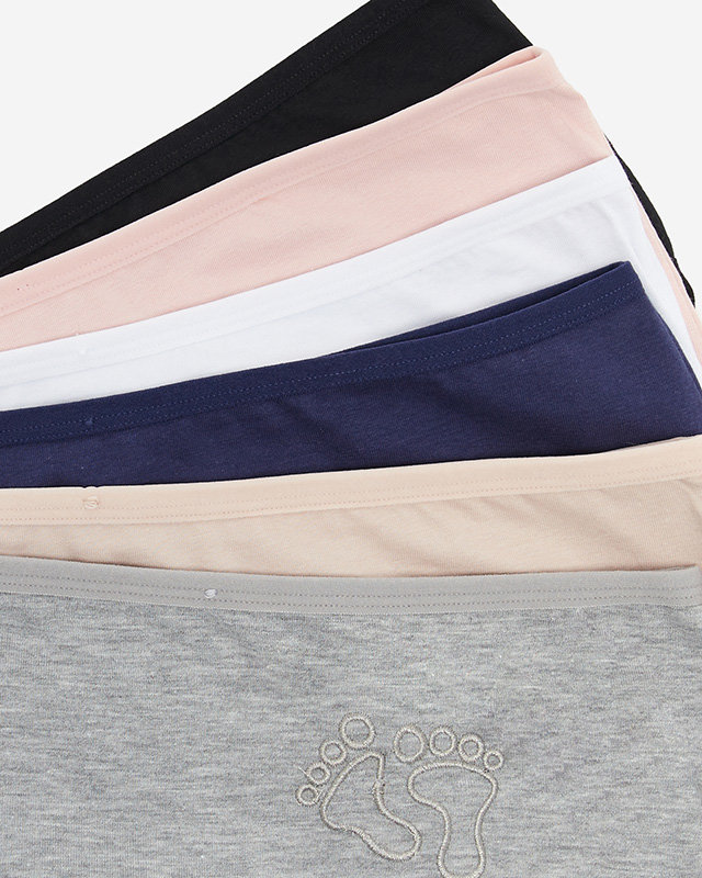 Chiloți de damă din bumbac 6 / pachet - Lenjerie intimă