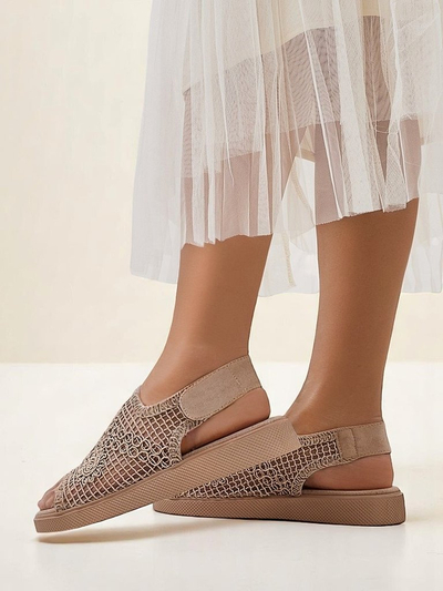 Royalfashion sandale decupate Levay pentru femei, cu partea superioară