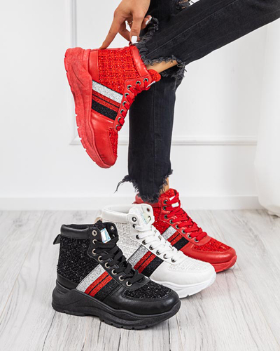 Adidasi sport roșii de damă Hasmali - Încălțăminte