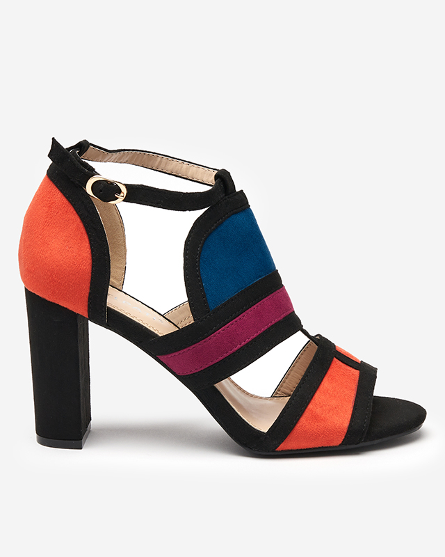 OUTLET Sandale de dama colorate pe postul Buskiri-Footwear