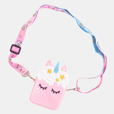 Geantă Unicorn roz deschis cu unicorn - Genți de mână