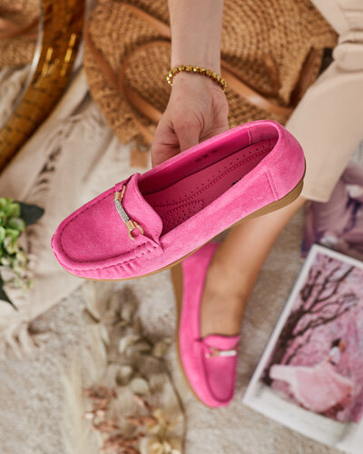 Royalfashion Mocasini de damă eko din piele de căprioară Ewo