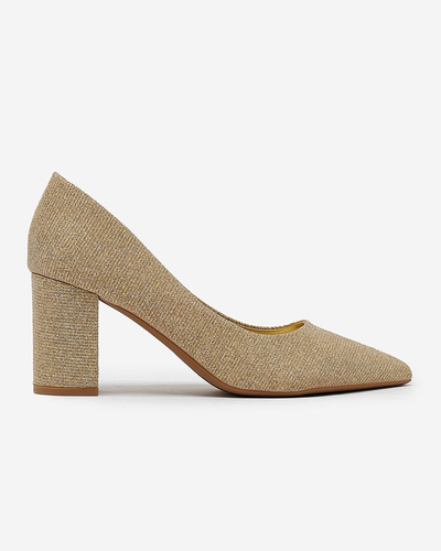 Royalfashion Women's Eotira Glitter Stiletto Stiletto Post Top pumps