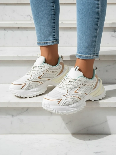 Royalfashion Adidasi sport pentru femei pe o talpă mai groasă Nettes