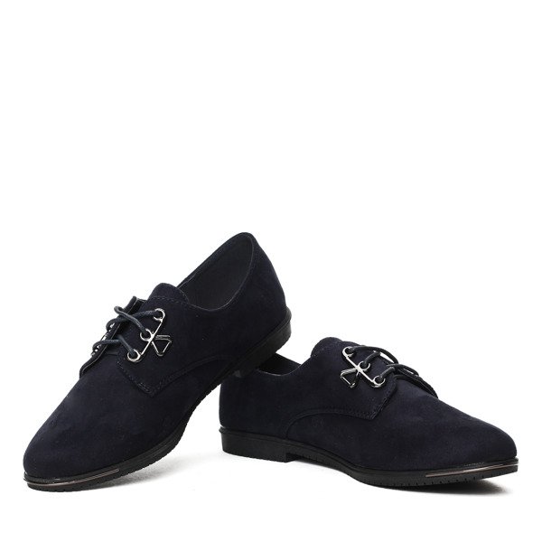 Granatowe klasyczne półbuty Yara- Obuwie