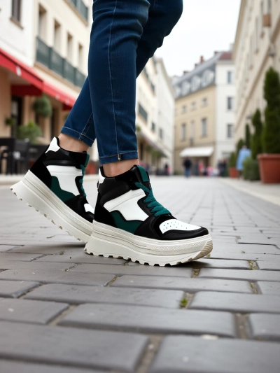 Royalfashion Pantofi sport de femei înalți Geeky