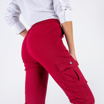 Pantaloni maro maro cu buzunare - Îmbrăcăminte