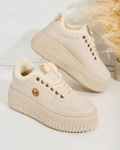Royalfashion Adidași de damă încălțați cu blană Sofi