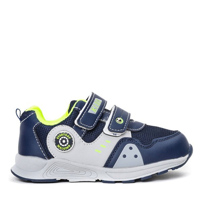 Granatowe chłopięce buty sportowe Pinnati - Obuwie