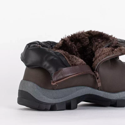 OUTLET Halter trekking barbati maro inchis - Incaltaminte