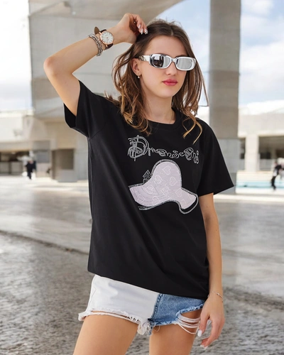 Bluză din bumbac pentru femei Royalfashion cu imprimeu