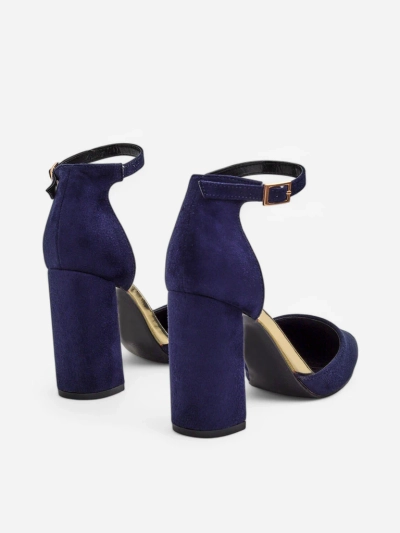 Royalfashion Pantofi cu toc din suede ecologic pentru femei Calde