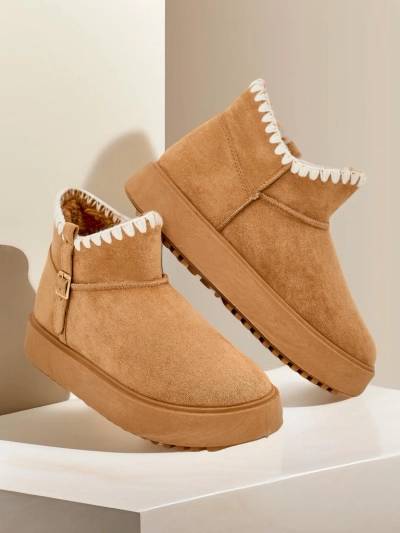 Royalfashion Ghete scurte de zăpadă pentru femei în stilul Ewioz