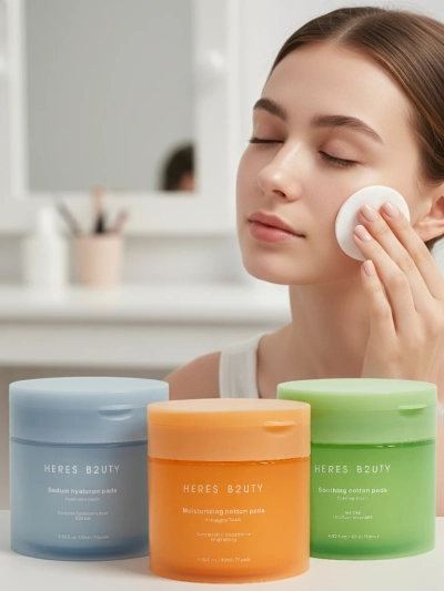 Dischete demachiante din bumbac - hidratante, calmante