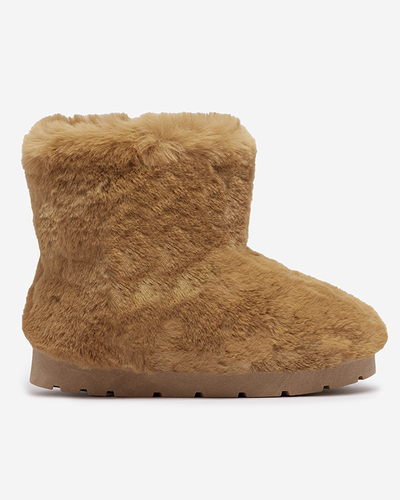 Cizme de zăpadă pentru femei de culoare camel Ottola- Footwear