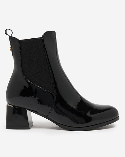 Royalfashion Cizme negre pentru femei pe post de cizmă joasă Nekery