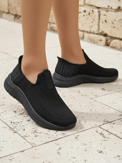 Royalfashion Pantofi sport din material textil pentru femei Slip-On Secat