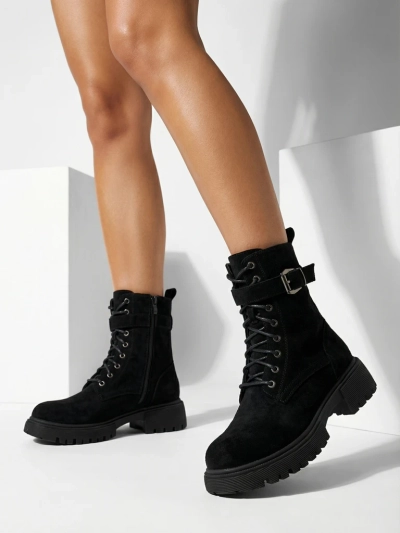 Botine Dama eco piele intoarsa Ubill