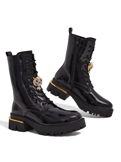 Ghete de lucru din piele lăcuită pentru femei Royalfashion Tesiolle