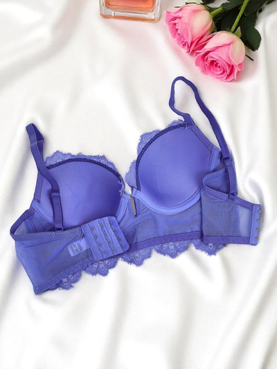 Royalfashion Sutien bustier cu dantelă și burete pentru femei Grace Corset