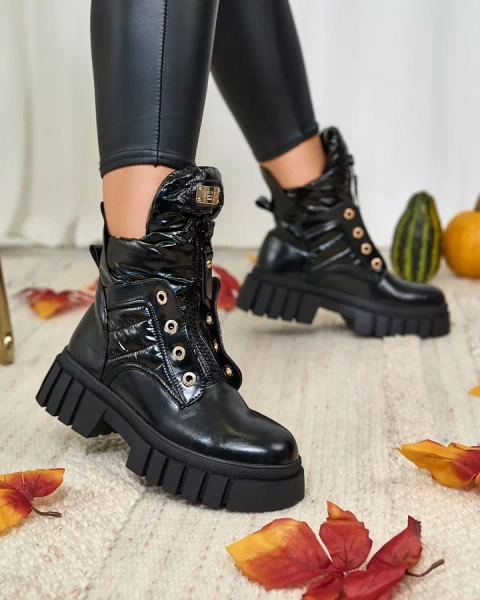 Royalfashion Cizme de damă în negru Selilka