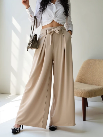 Pantaloni largi pentru femei Royalfashion