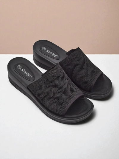 Royalfashion Sandale de damă cu talpă joasă tip wedge Elara