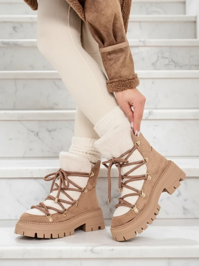 Royalfashion Lozin lace-up cizme de zăpadă pentru femei