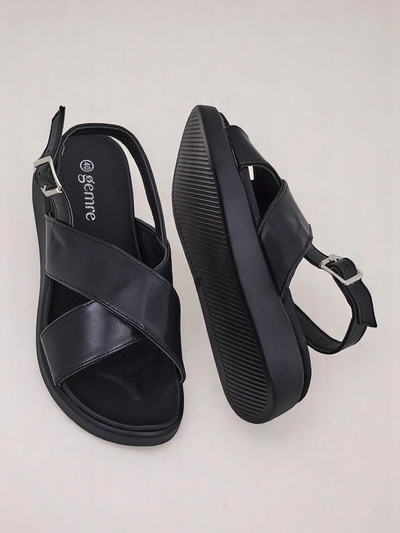 Royalfashion Damskie sandały na grubszej podeszwie Riva Star