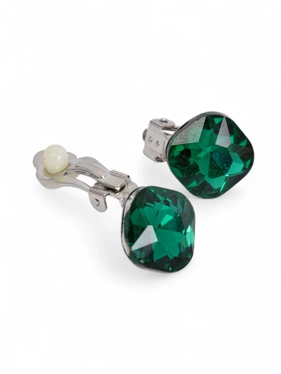 Royalfashion Women's Clip Earrings with Crystal