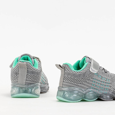 Sneakers Dama Astra Gri Sintetici Sport Vara