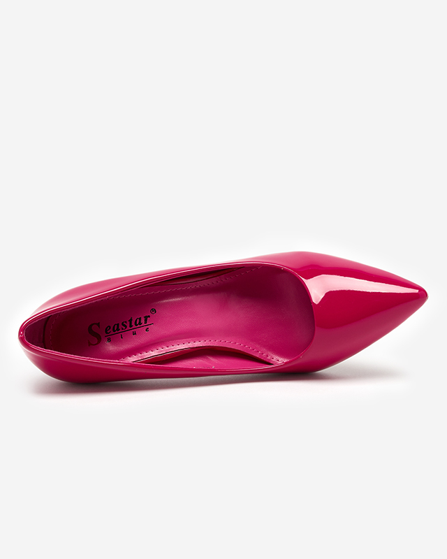 Pompe lacuite fuchsia pe stiletto Brucie - Incaltaminte