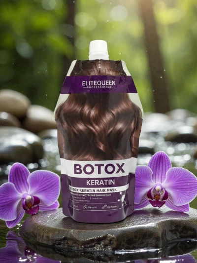 Mască de păr Botox Keratin - regenerează și hidratează