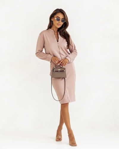 Royalfashion Set casual pentru femei cu fustă