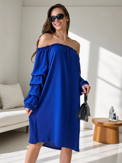 Rochie Royalfashion Smooth pentru femei a'la spaniolă cu volane
