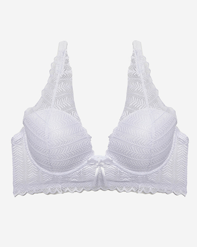 Sutien de dama alb din dantela - Lenjerie intima