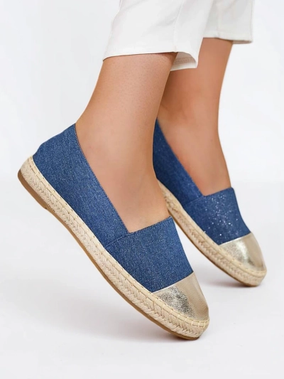 Royalfashion Espadrile de damă a'la denim Anerta