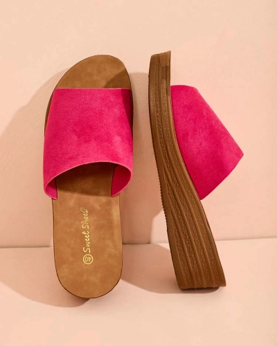 Royalfashion Flip-flops Saffil cu toc jos pentru femei